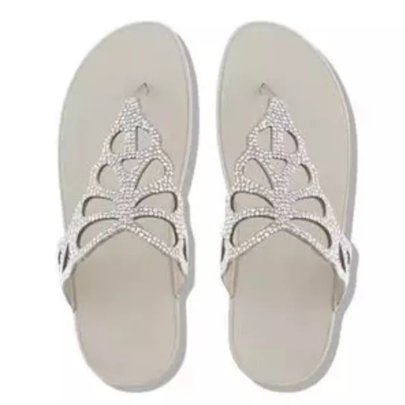 fitflop bumble crystal wedge sandal